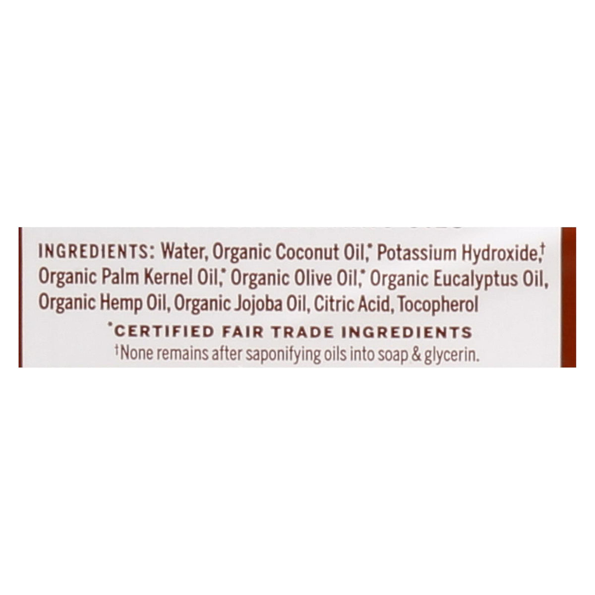 Dr. Bronner's - Castile Liquid Sp Euclyp - 1 Each-32 FZ
