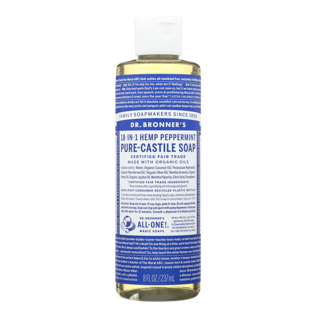 Dr. Bronner's - Castile Liquid Sp Pprmnt - 1 Each-8 FZ