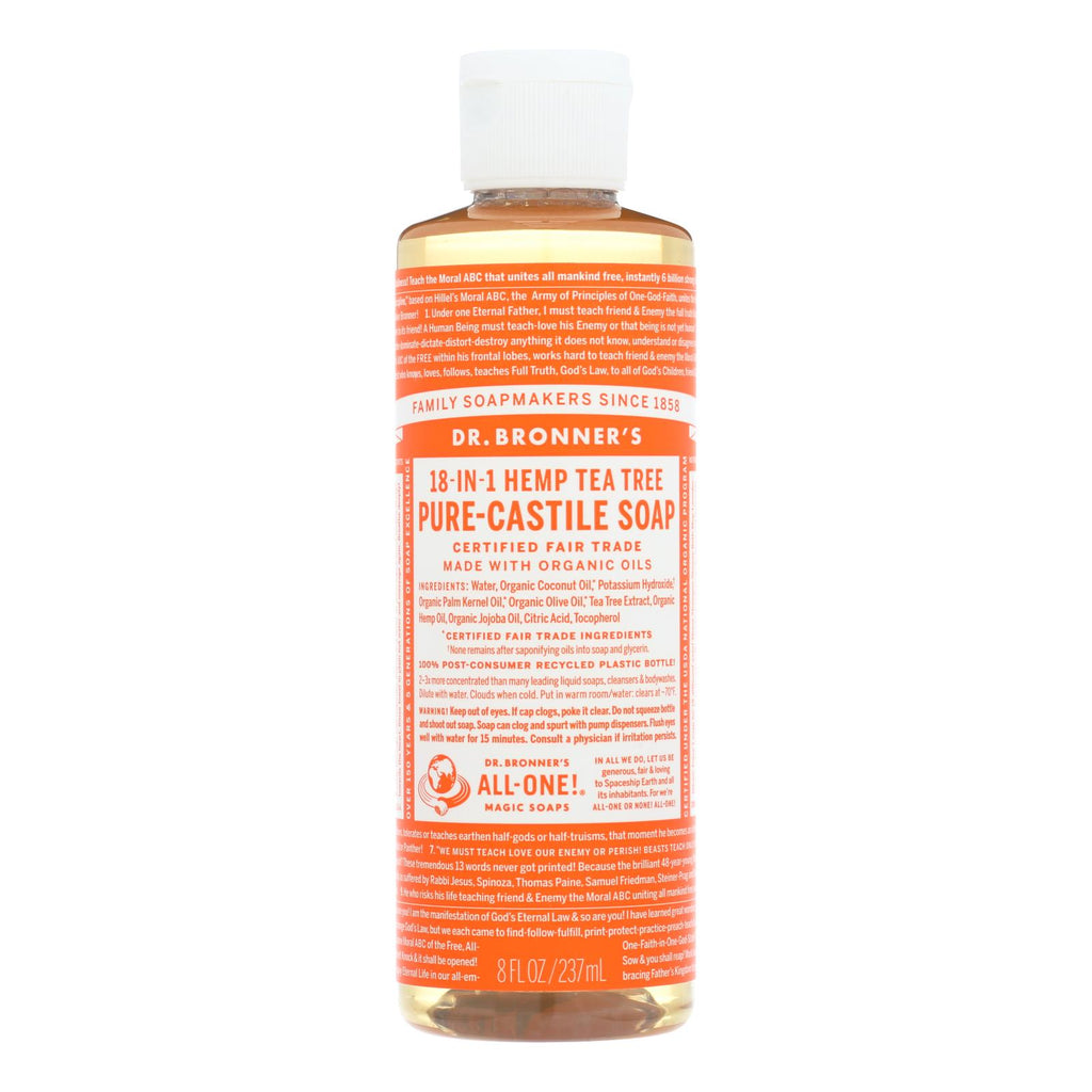 Dr. Bronner's - Castile Liquid Sp T/tree - 1 Each-8 FZ