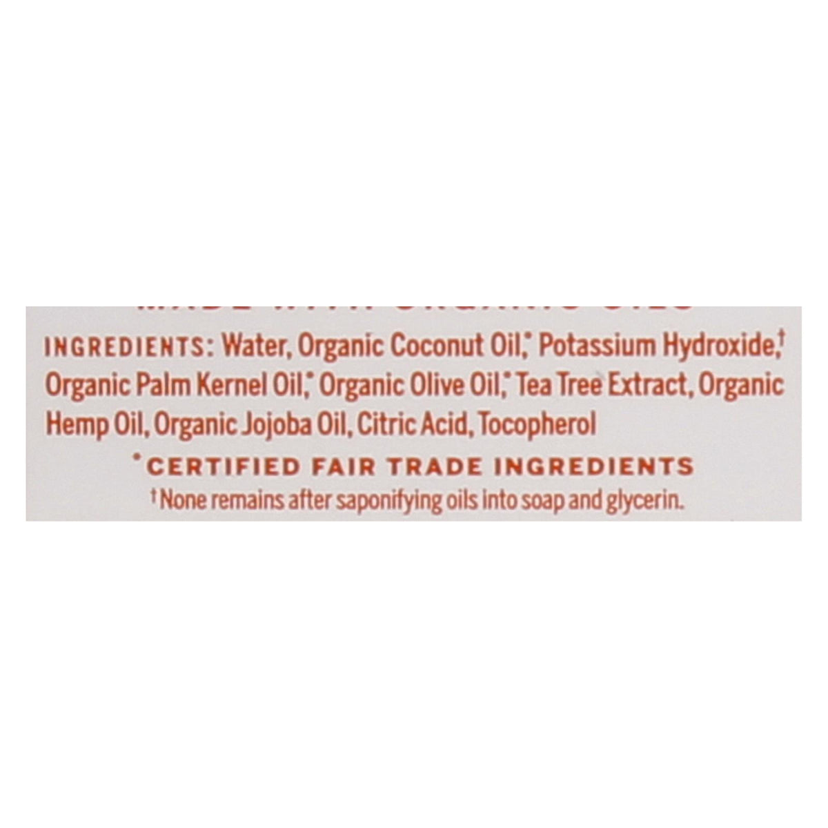 Dr. Bronner's - Castile Liquid Sp T/tree - 1 Each-8 FZ