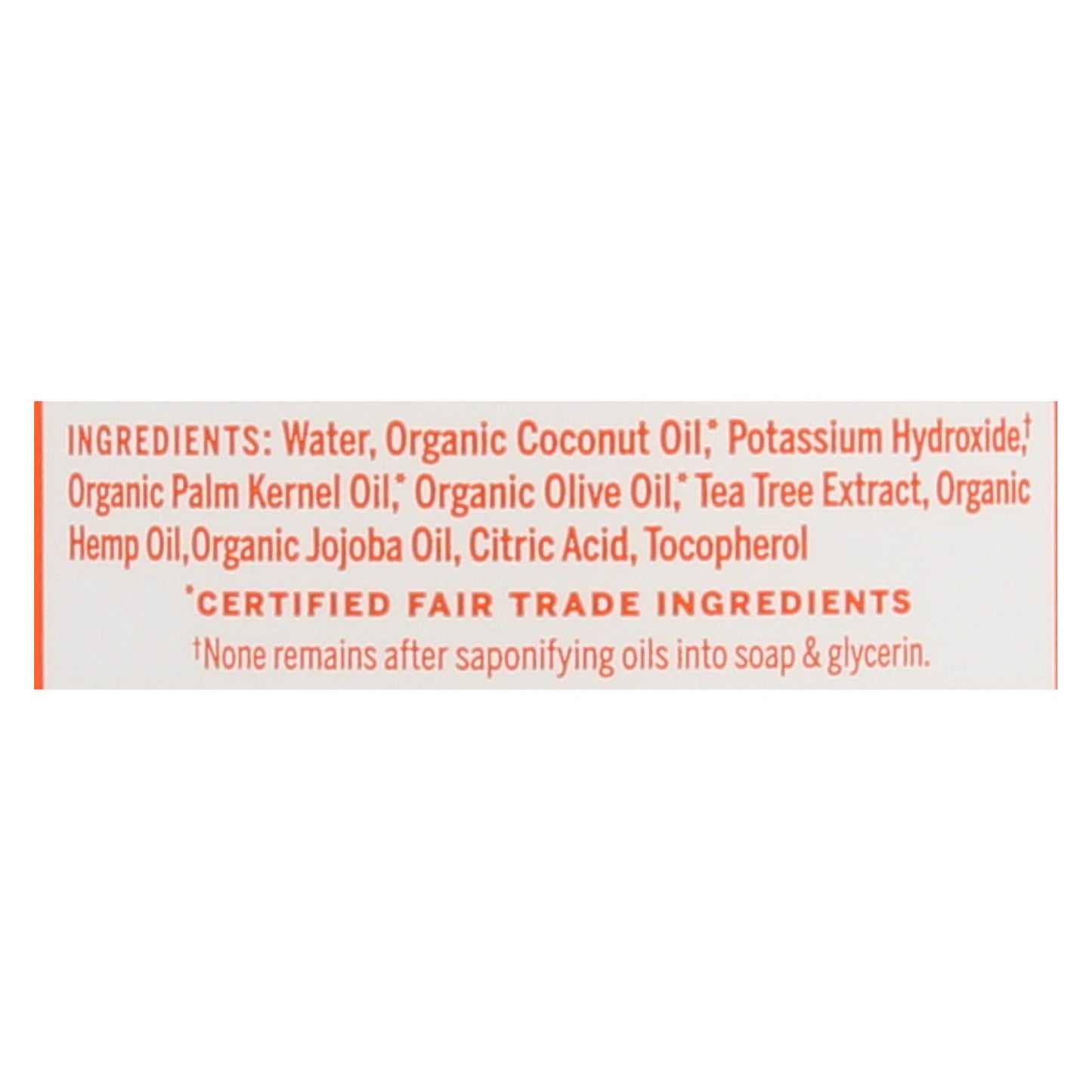 Dr. Bronner's - Castile Liquid Sp T/tree - 1 Each-32 FZ