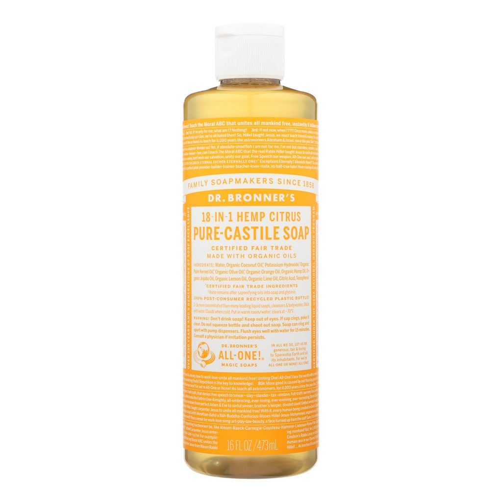 Dr. Bronner's - Castile Liquid Sp Citrus - 1 Each-16 FZ