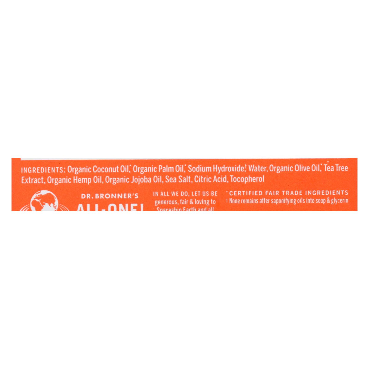 Dr. Bronner's - Bar Soap T Tree Hemp - 1 Each-5 OZ