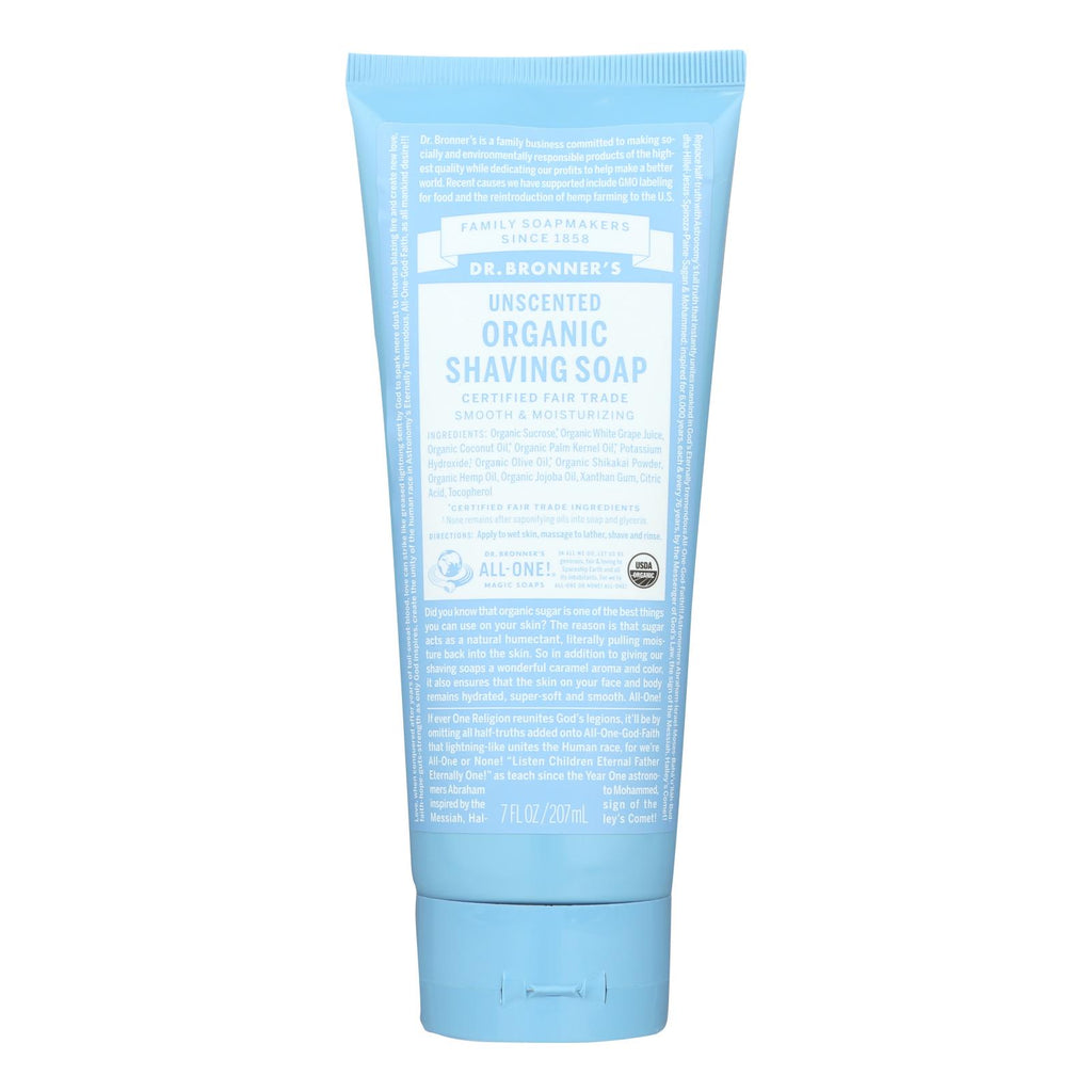 Dr. Bronner's - Shave Gel Baby Unsctd - 1 Each-7 OZ