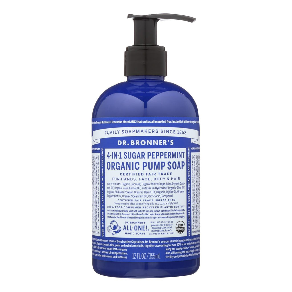 Dr. Bronner's - Liquid Soap Shika Pprmnt - 1 Each-12 FZ