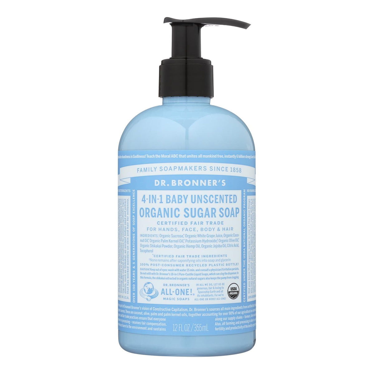 Dr. Bronner's - Liquid Soap Shika Unsctd - 1 Each-12 FZ