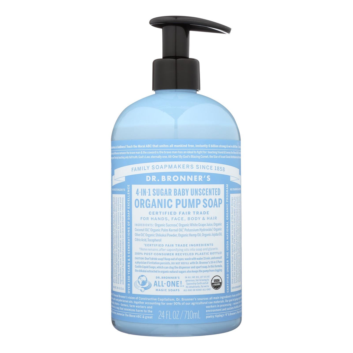 Dr. Bronner's - Body Soap Shika Unsctd - 1 Each-24 FZ