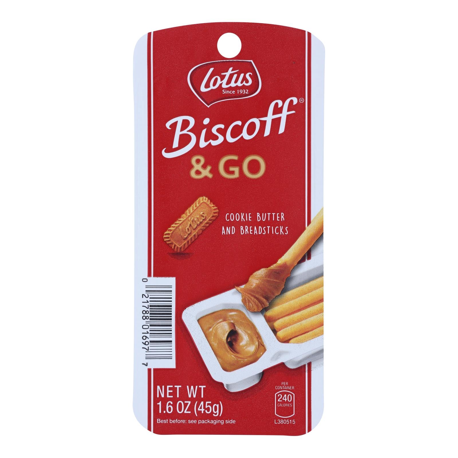 Biscoff, Cookie Butter and Breadsticks, Case Of 8, 1.6 oz