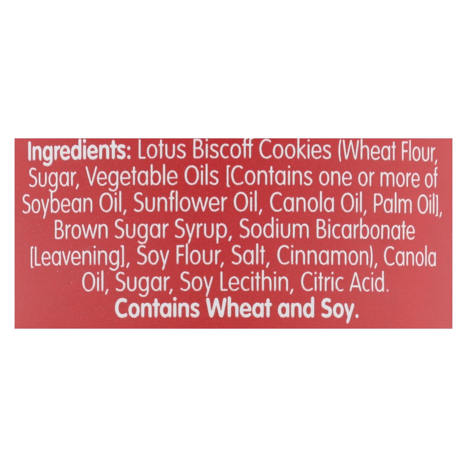 Biscoff Cookie Butter Spread - Peanut Butter Alternative - 13.4 oz - case of 8