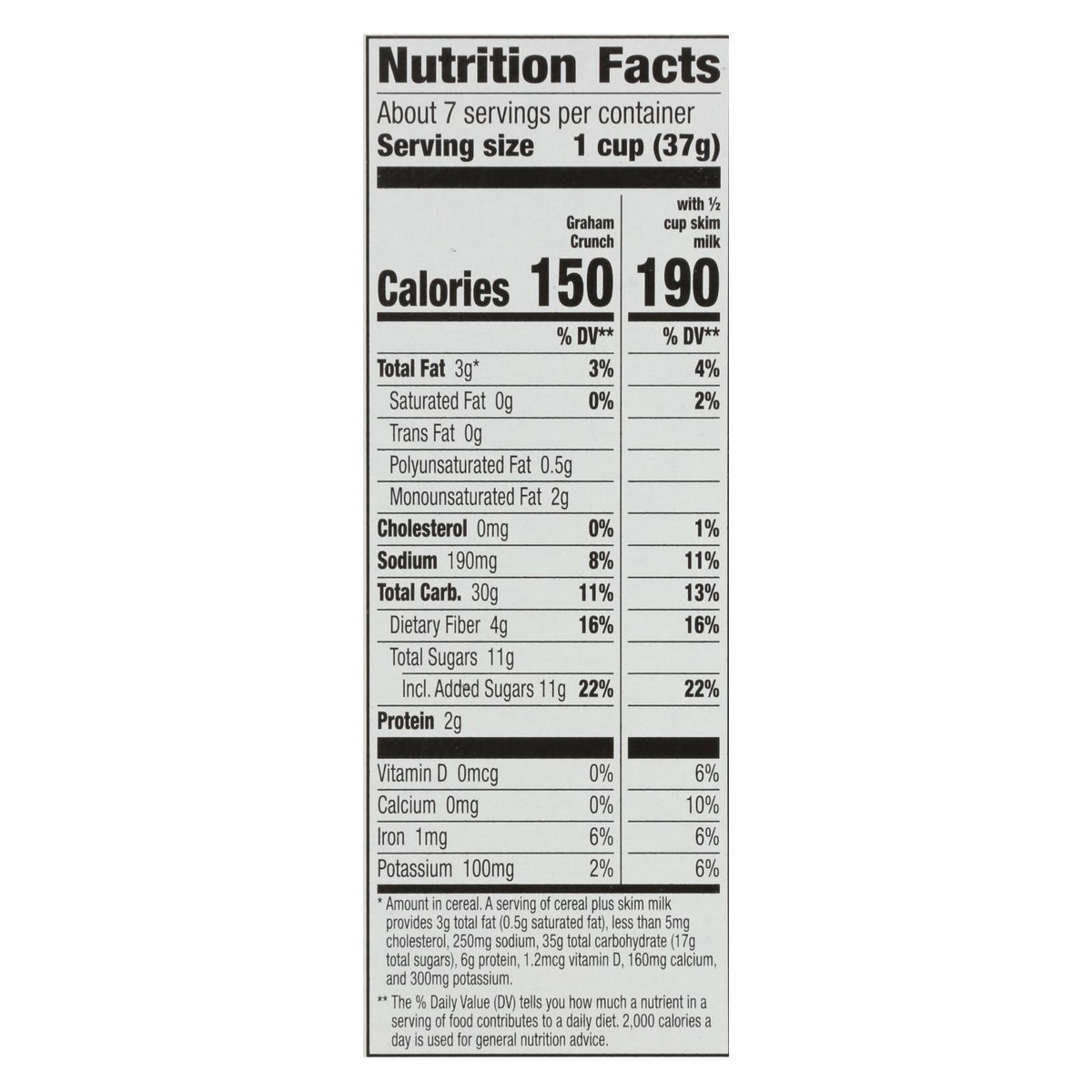 Cascadian Farm Organic Cereal - Graham Crunch - Case of 10 - 9.6 oz
