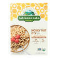 Cascadian Farm Organic Cereal - Honey Nut Os - Case of 12 - 9.5 oz