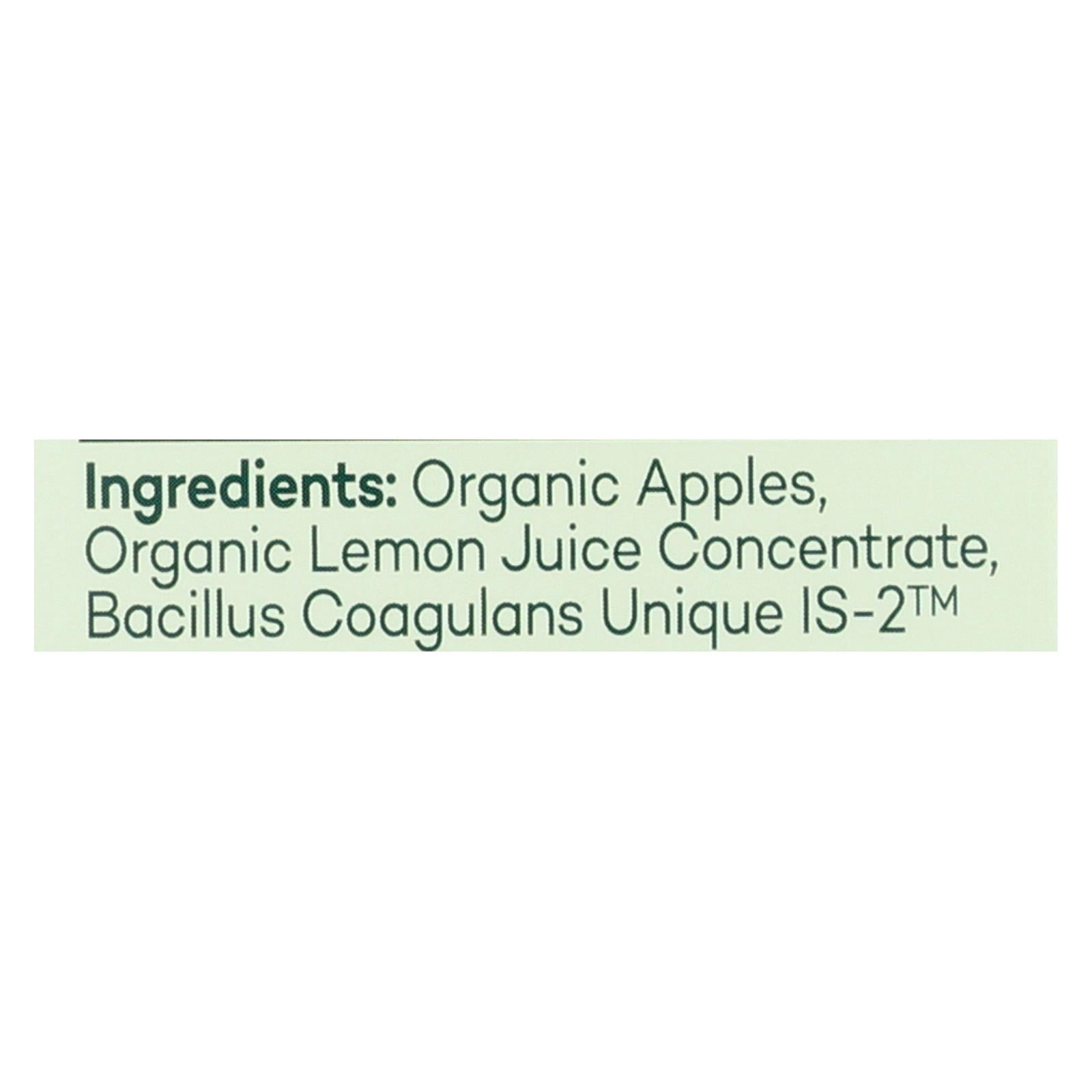 North Coast Organic Apple Sauce + Probiotics - Case of 6 - 4/3.2 OZ