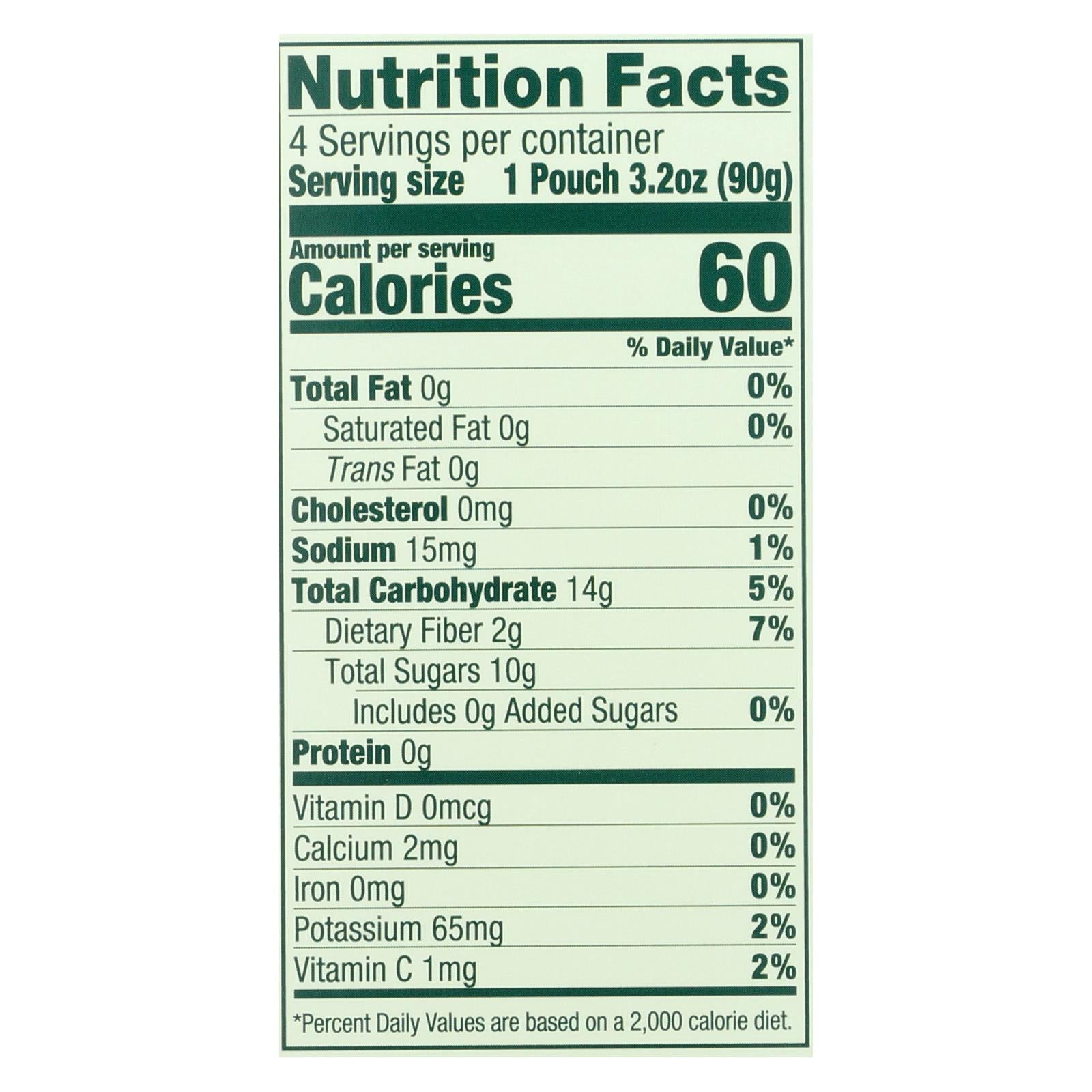 North Coast Organic Apple Sauce + Probiotics - Case of 6 - 4/3.2 OZ