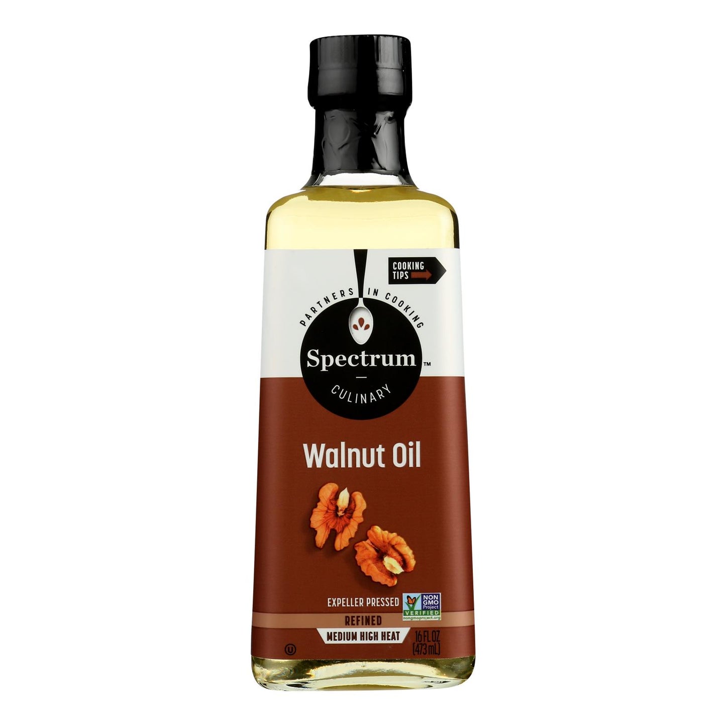 Spectrum Naturals Refined Walnut Oil - 16 Fl oz.