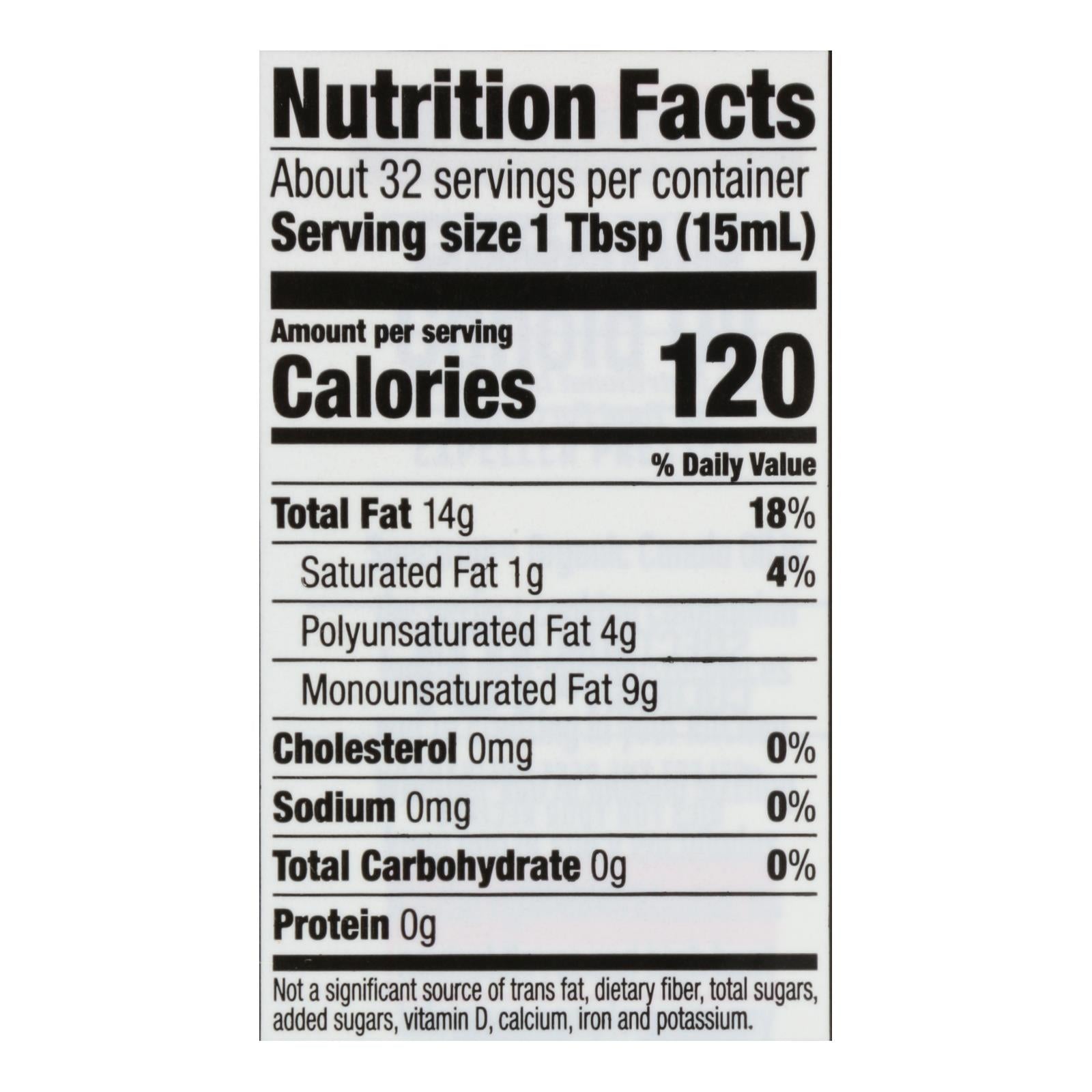 Spectrum Naturals Organic Refined Canola Oil - Case of 12 - 16 Fl oz.