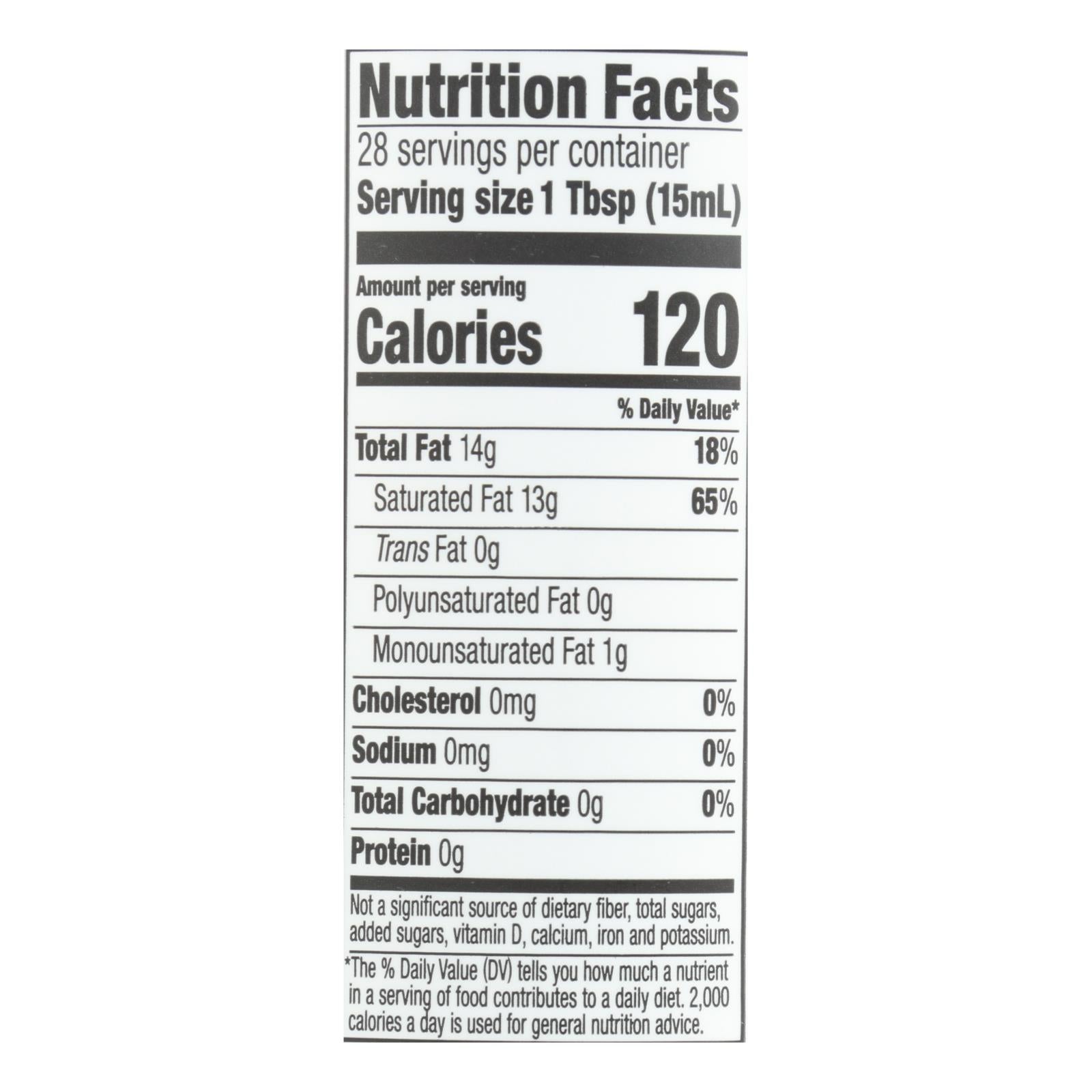 Spectrum Naturals Organic Unrefined Coconut Oil - Case of 12 - 14 Fl oz.