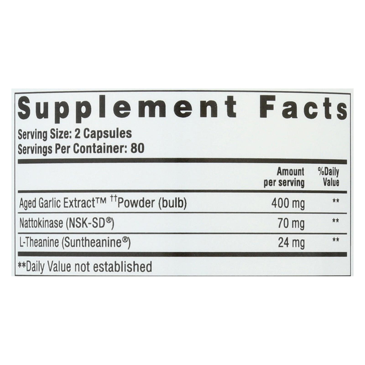 Kyolic - Aged Garlic Extract Blood Pressure Health Formula 109 - 160 Capsules