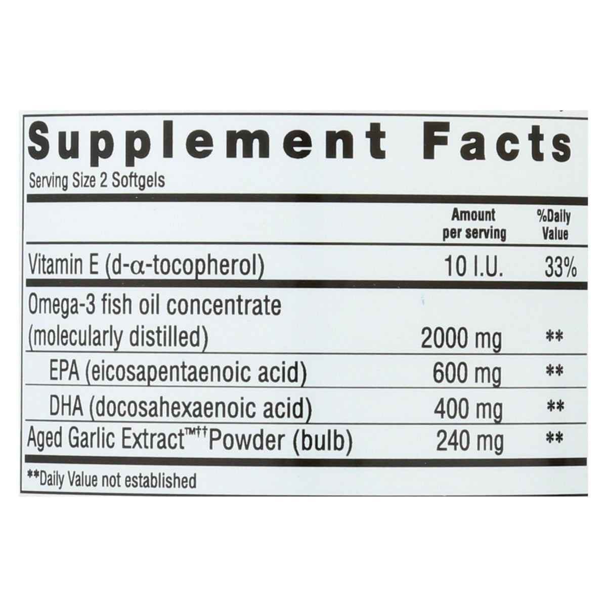 Kyolic - Aged Garlic Extract EPA Cardiovascular - 90 Softgels
