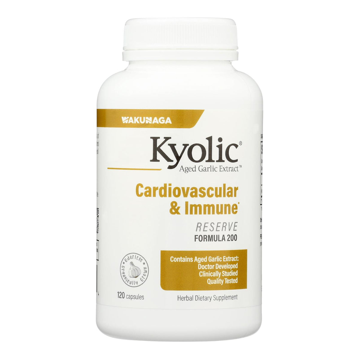 Kyolic - Aged Garlic Extract Cardiovascular Extra Strength Reserve - 120 Capsules