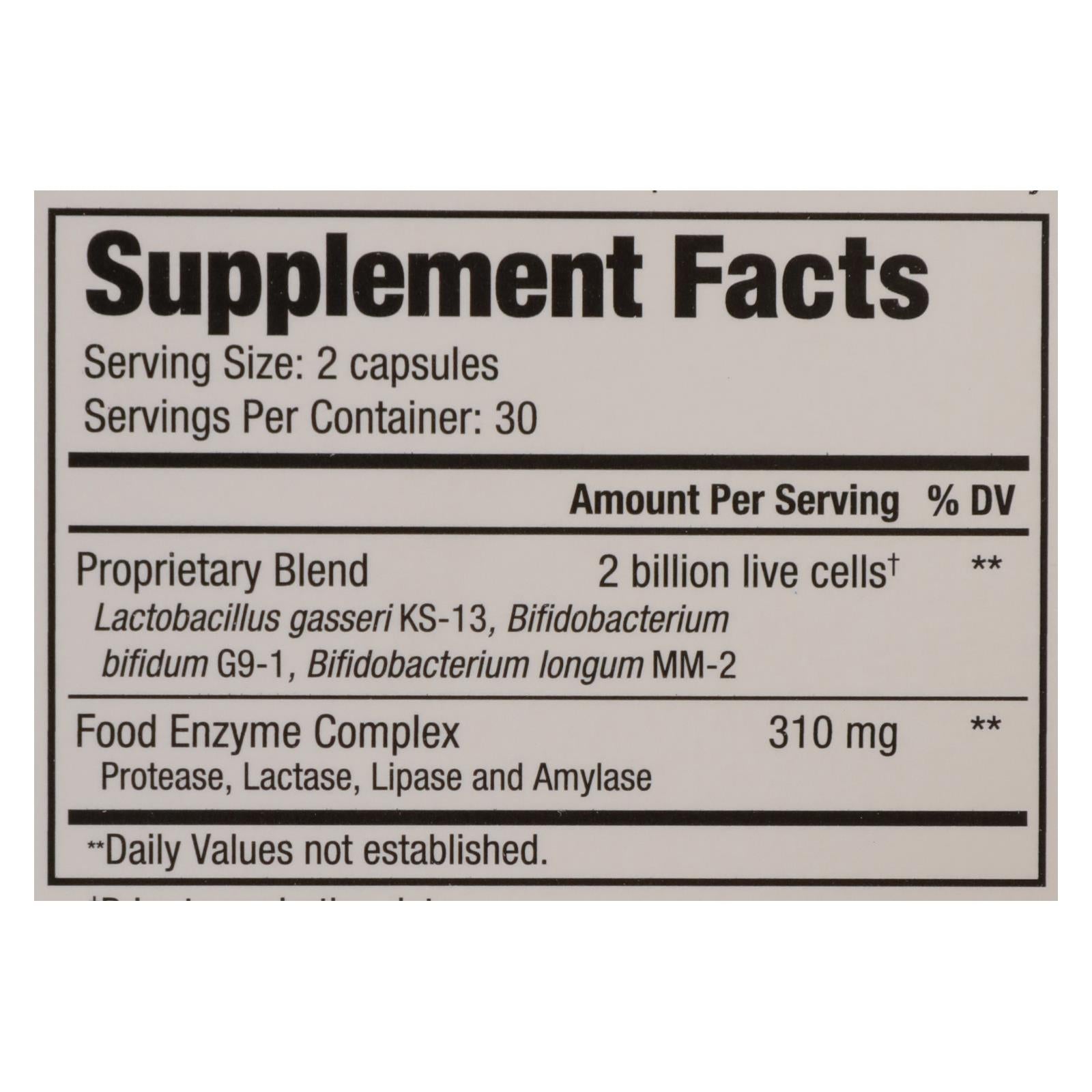 Kyolic - Kyo-Dophilus with Enzymes Digestion - 60 Capsules