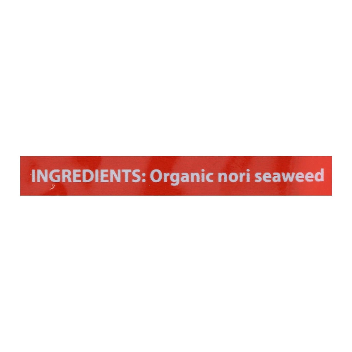 Emerald Cove Organic Pacific Sushi Nori - Toasted - Silver Grade - 10 Sheets - Case of 6