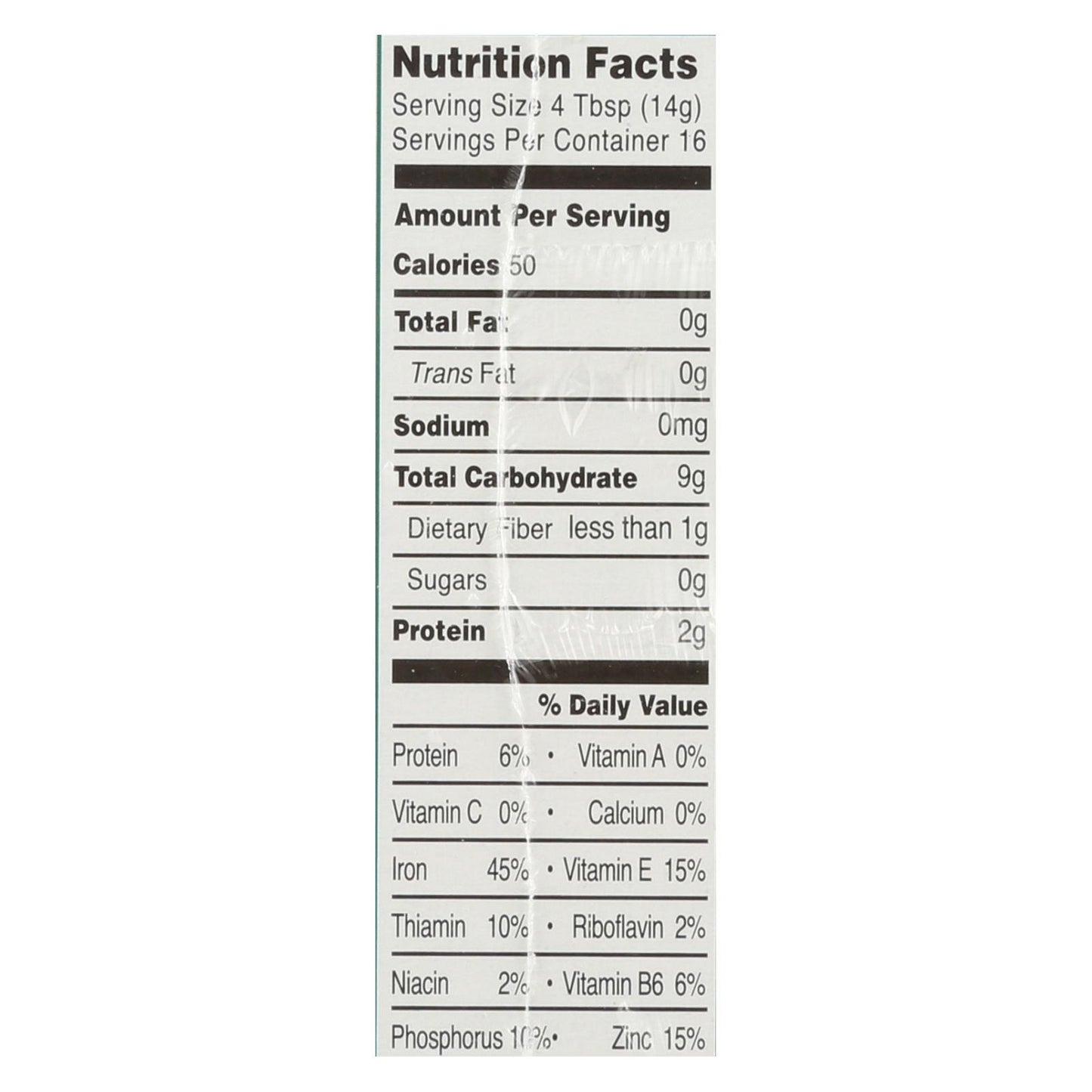 Earth's Best Organic Whole Grain Oatmeal Infant Cereal - Case of 12 - 8 oz.
