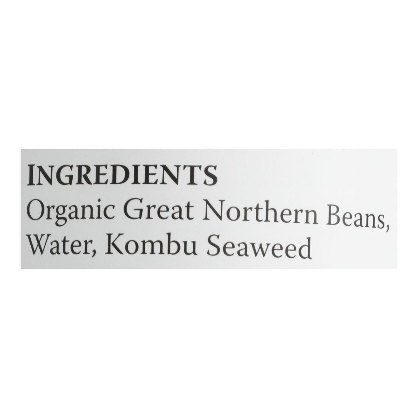 Eden Foods Great Northern Beans Organic - Case of 12 - 15 oz.