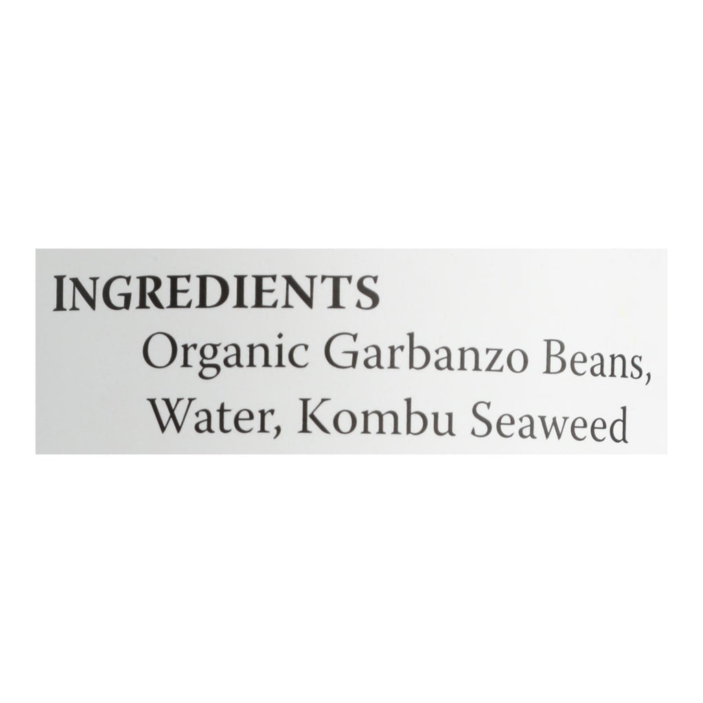 Eden Foods Organic Garbanzo Beans - Case of 12 - 15 oz.