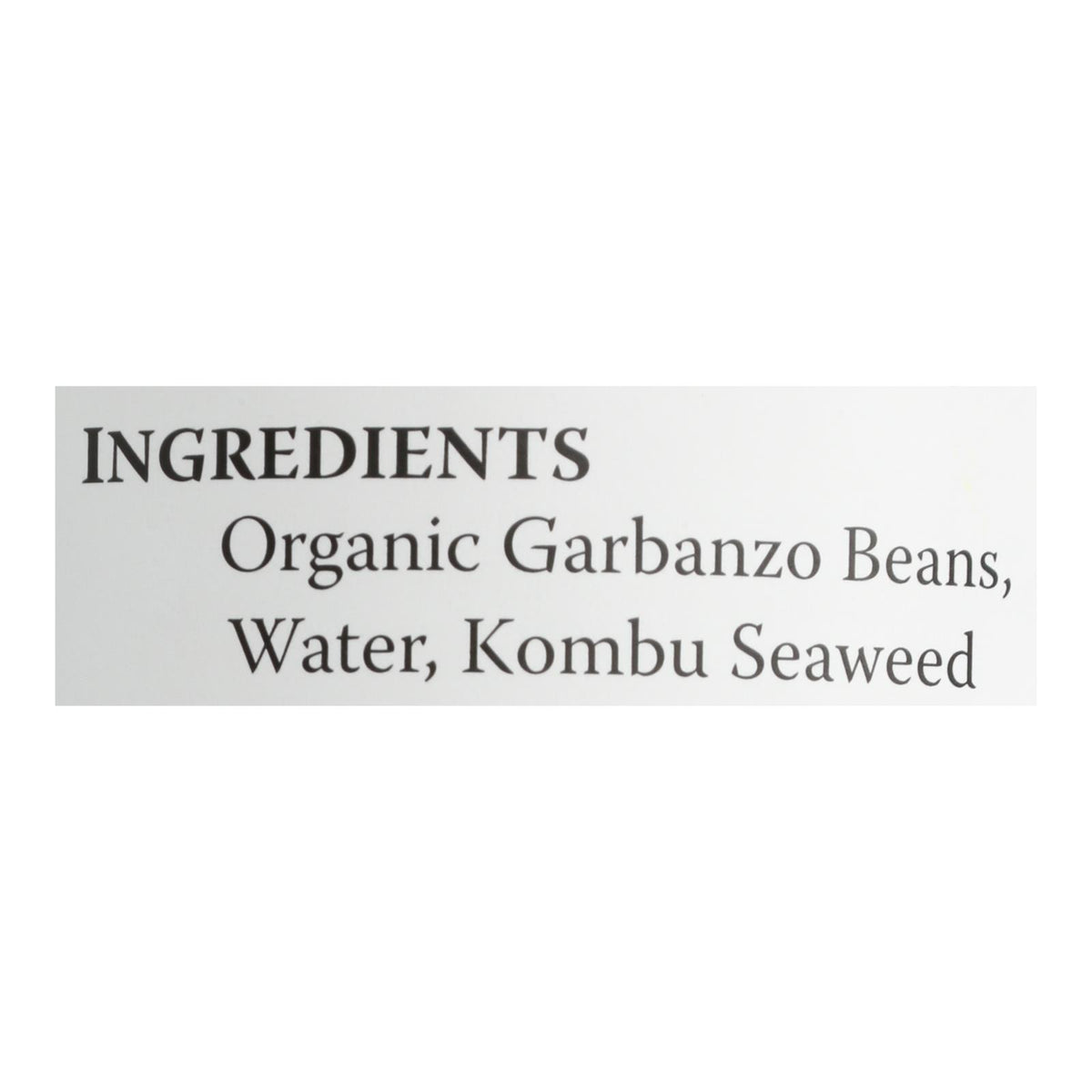 Eden Foods Organic Garbanzo Beans - Case of 12 - 15 oz.
