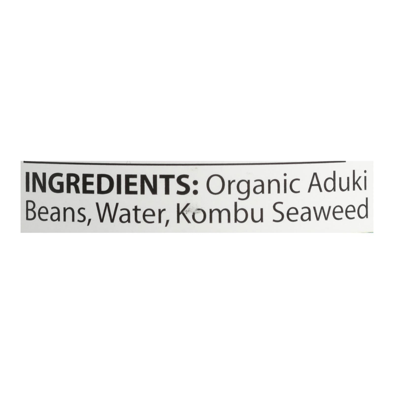 Eden Foods Organic Aduki Beans - Case of 12 - 15 oz.
