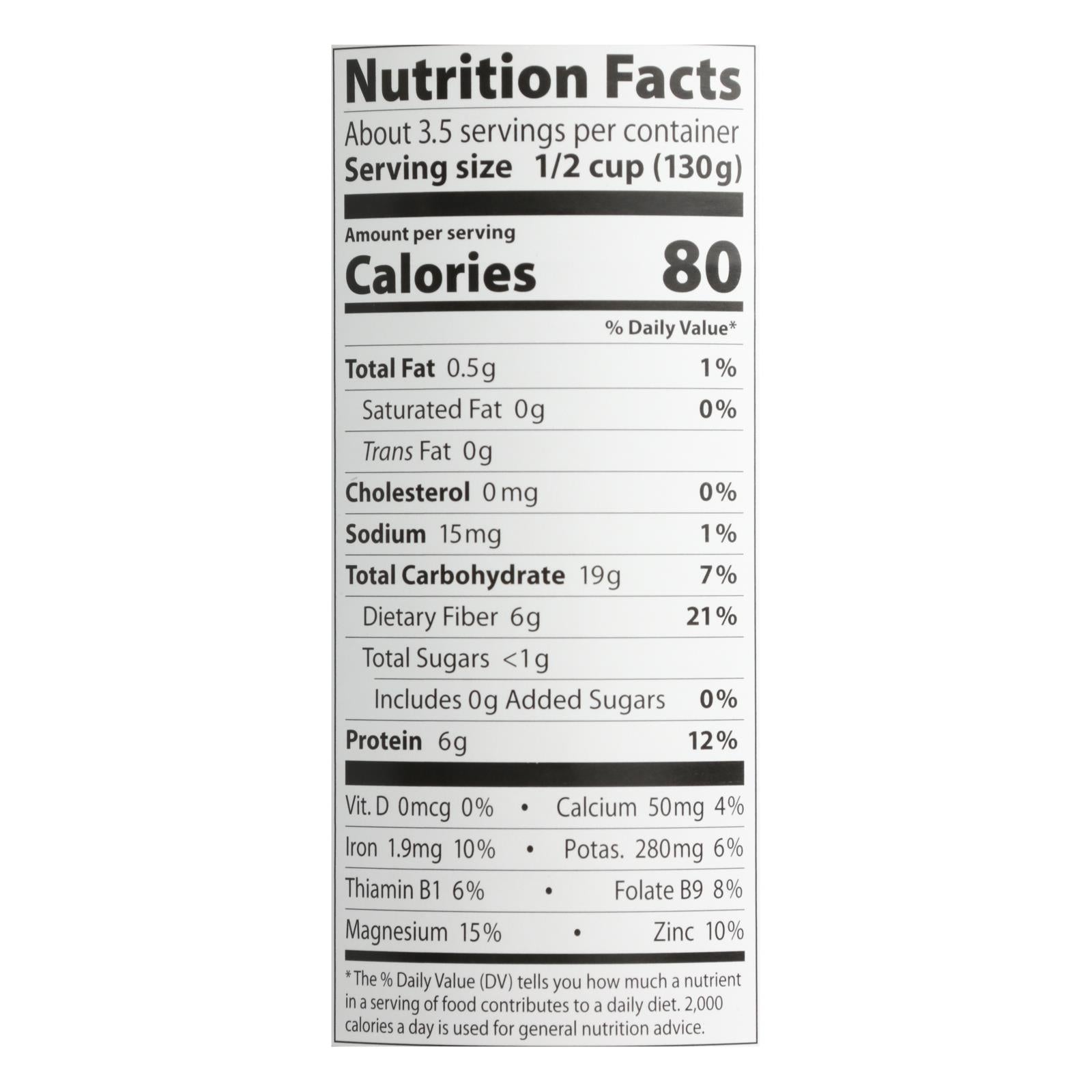Eden Foods Organic Black Beans - Case of 12 - 15 oz.