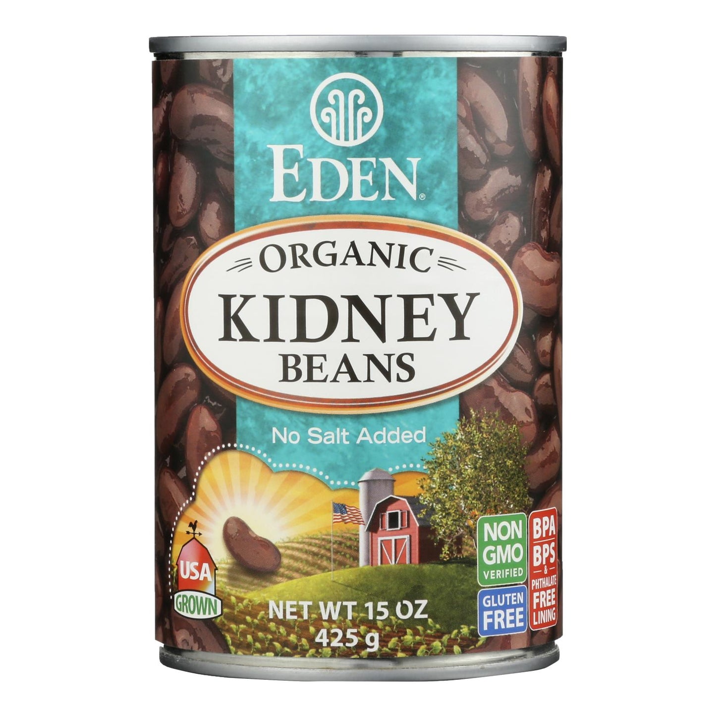 Eden Foods Organic Kidney Beans - Case of 12 - 15 oz.