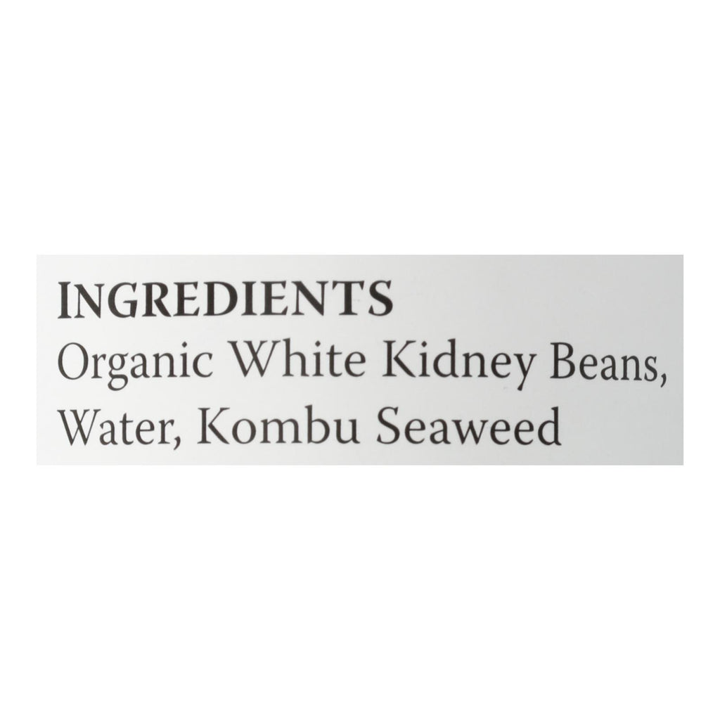 Eden Foods Organic Cannellini White Kidney Beans - Case of 12 - 15 oz.