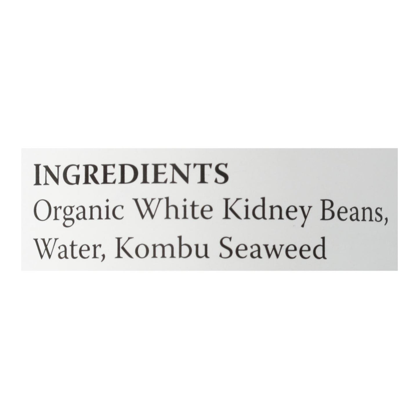 Eden Foods Organic Cannellini White Kidney Beans - Case of 12 - 15 oz.