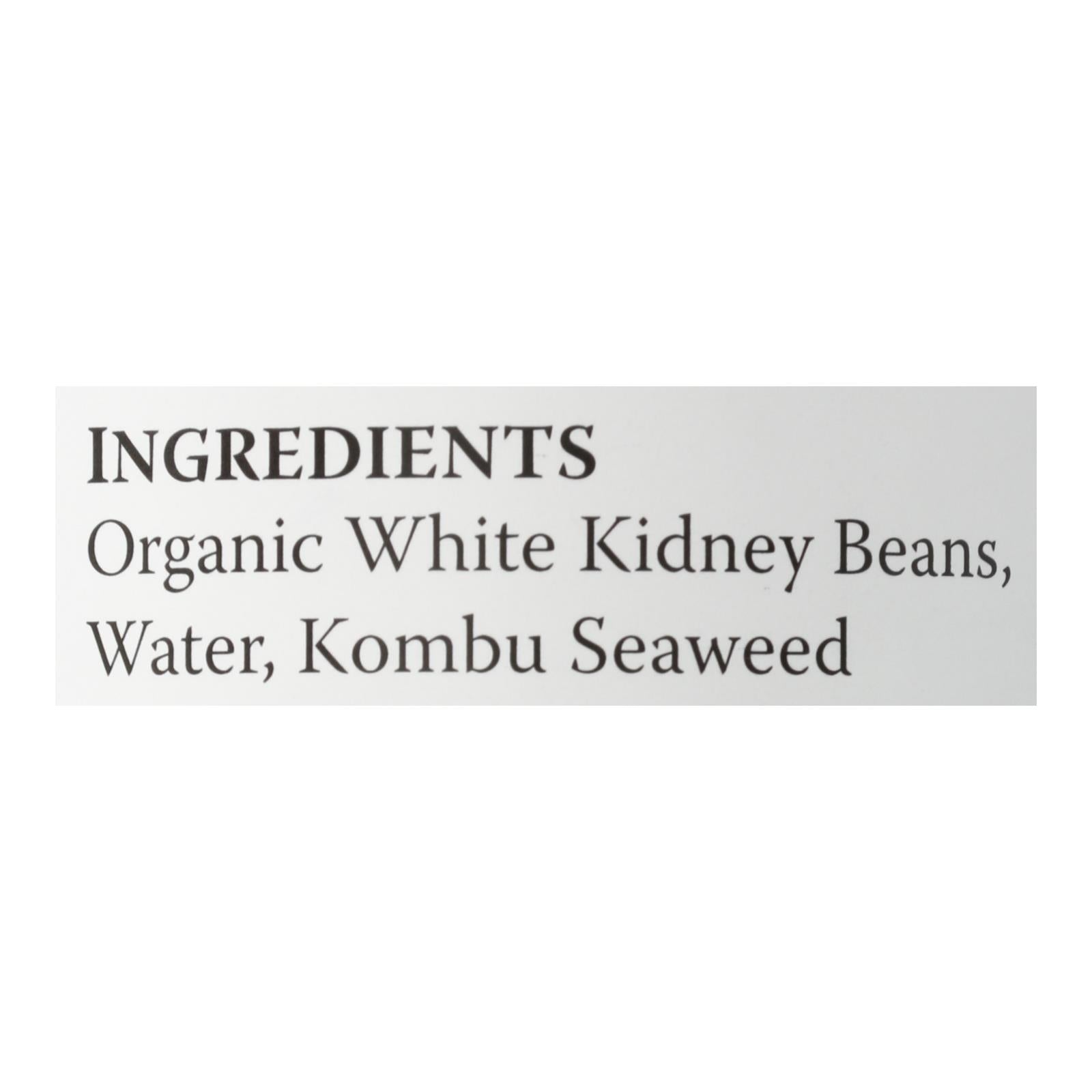 Eden Foods Organic Cannellini White Kidney Beans - Case of 12 - 15 oz.