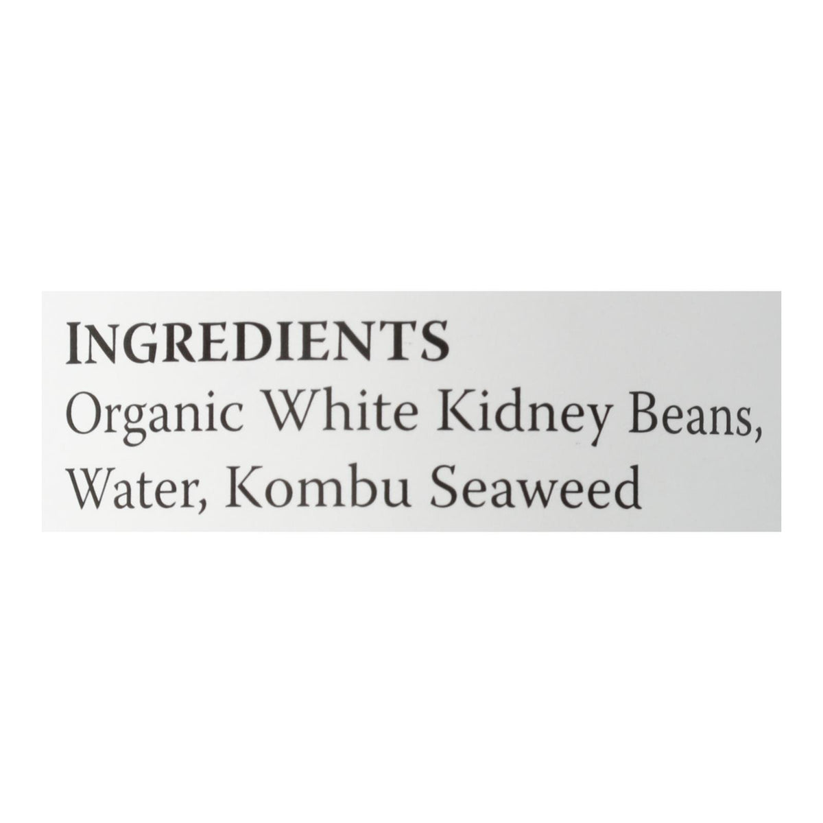Eden Foods Organic Cannellini White Kidney Beans - Case of 12 - 15 oz.