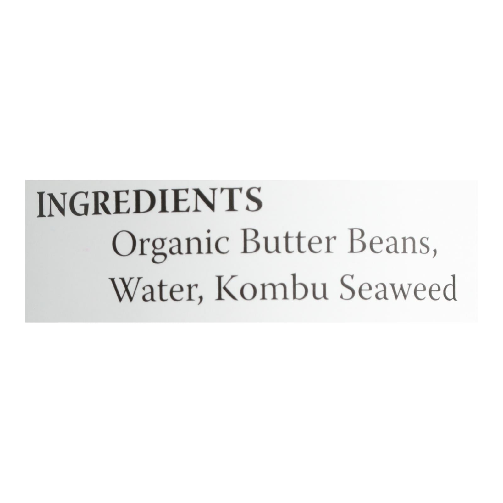 Eden Foods Butter Beans Organic - Case of 12 - 15 oz.