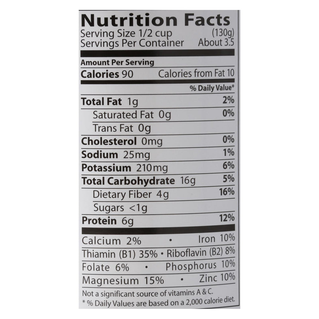 Eden Foods Organic Black Eyed Peas - Case of 12 - 15 oz.