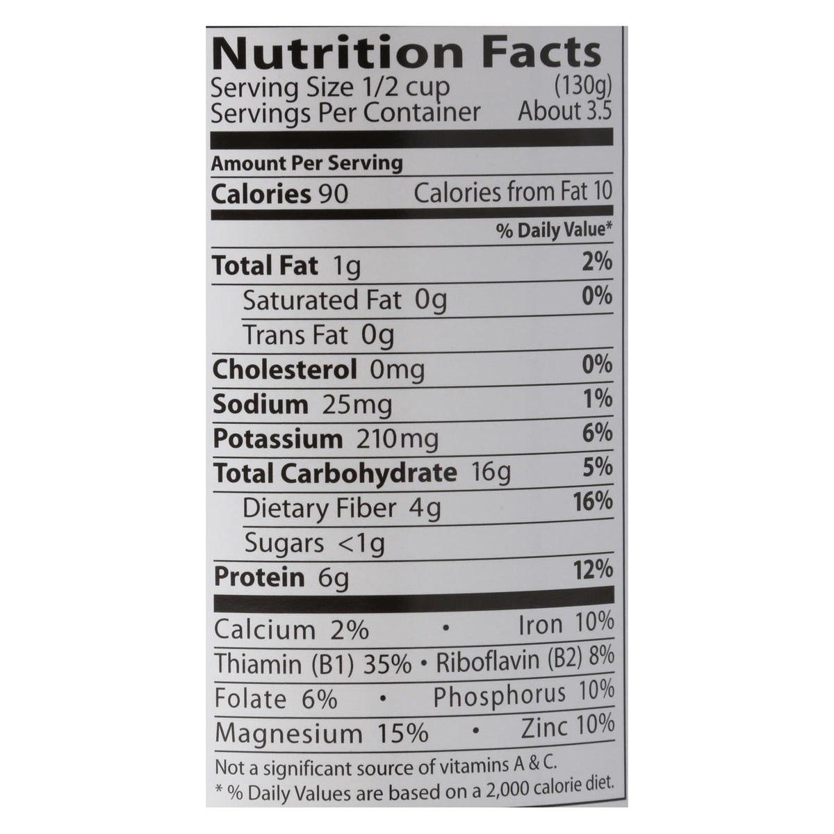 Eden Foods Organic Black Eyed Peas - Case of 12 - 15 oz.