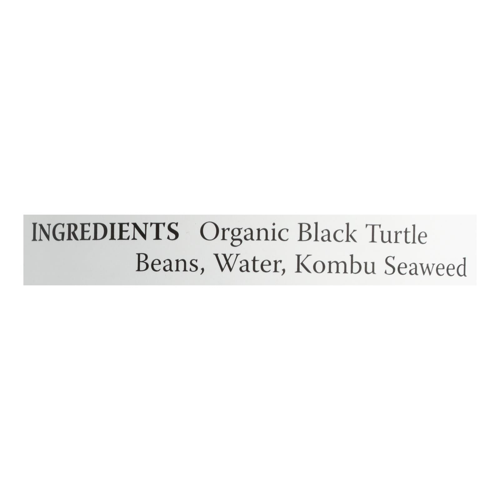 Eden Foods Black Beans Turtle - Case of 12 - 29 oz.