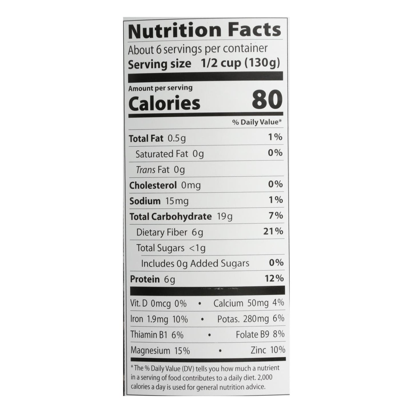 Eden Foods Black Beans Turtle - Case of 12 - 29 oz.