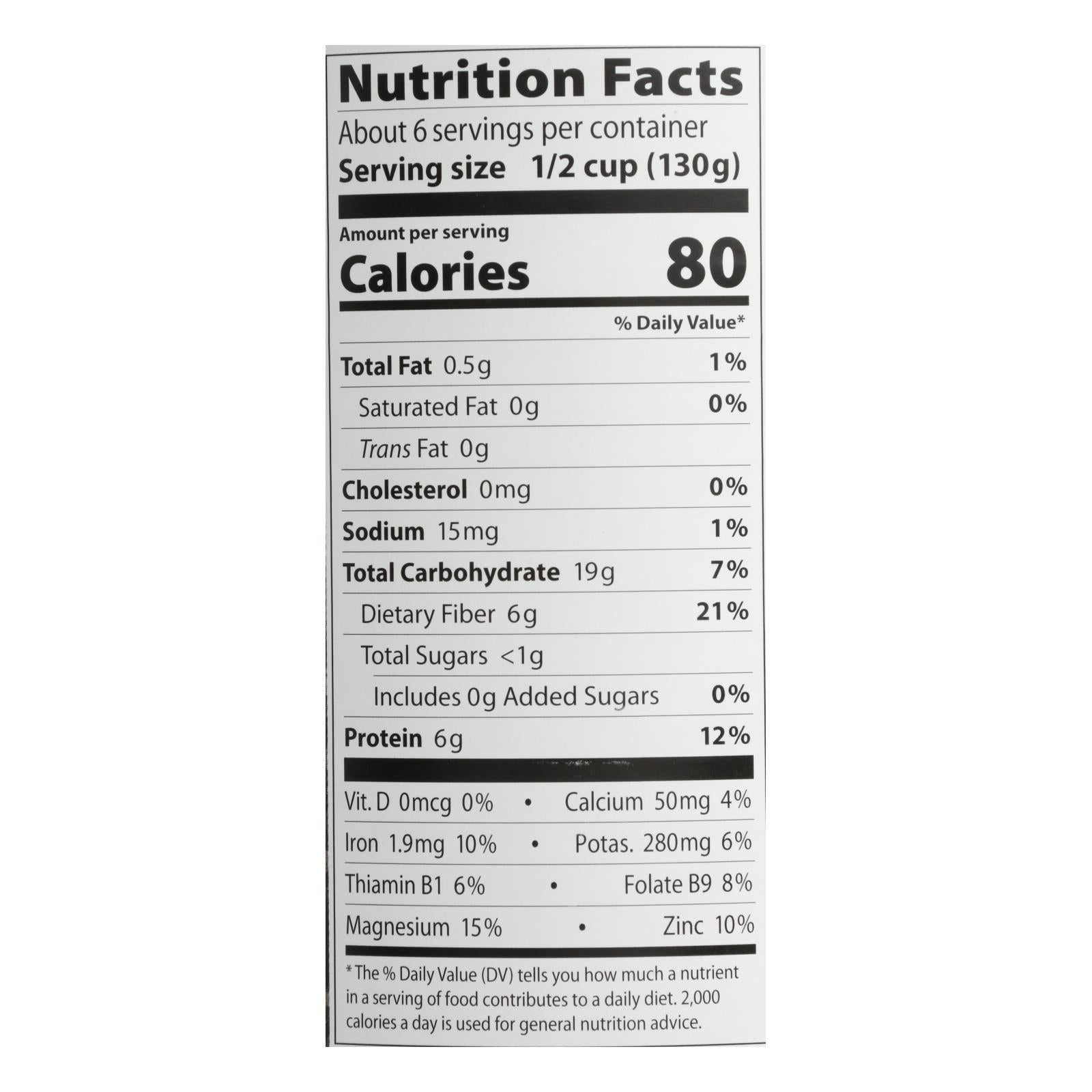 Eden Foods Black Beans Turtle - Case of 12 - 29 oz.