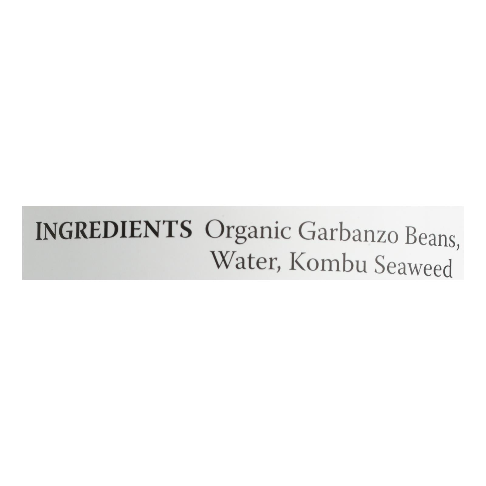 Eden Foods Organic Garbanzo Beans - Case of 12 - 29 oz.