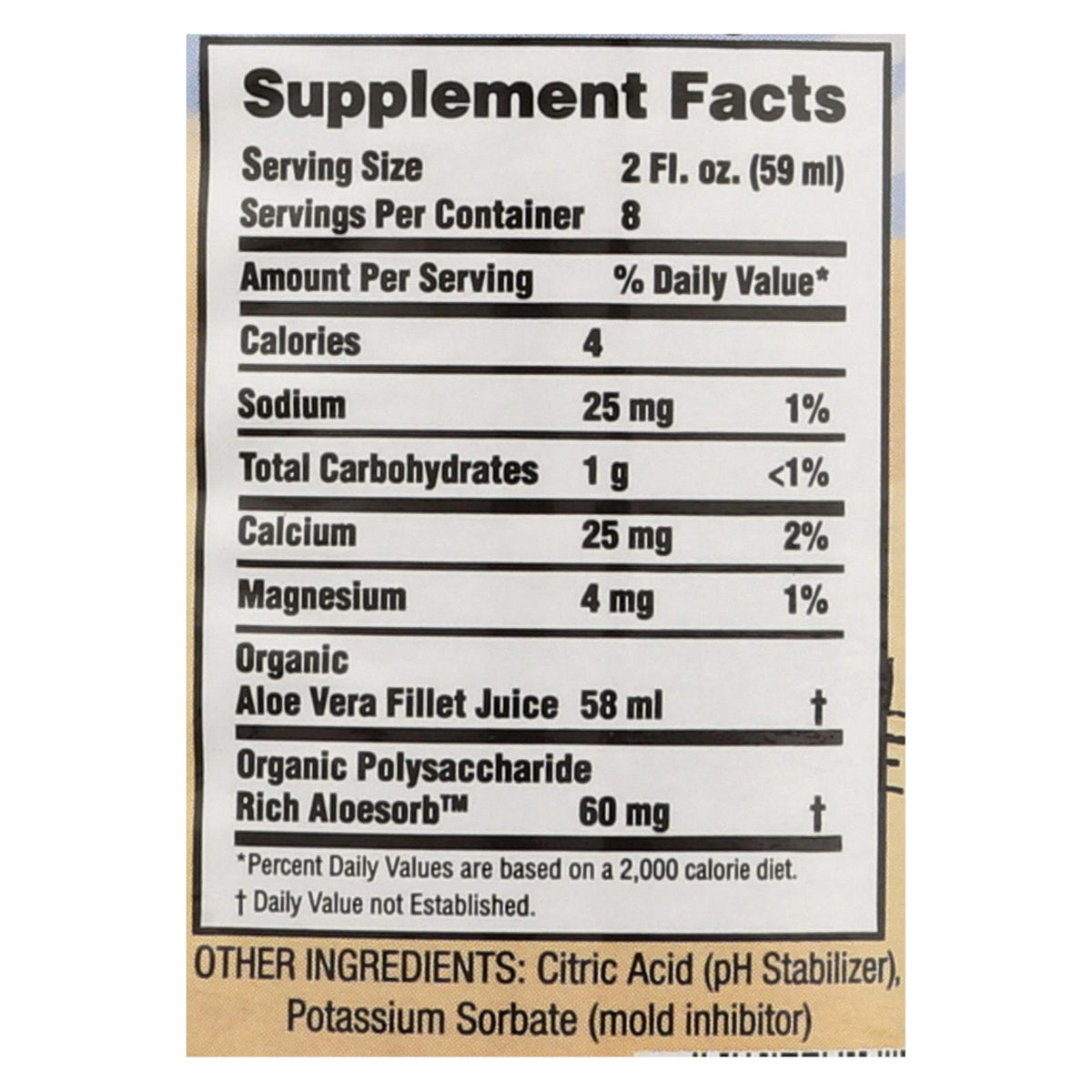 Lily of the Desert - Aloe Vera Juice - Inner Fillet - Case of 12 - 16 fl oz.