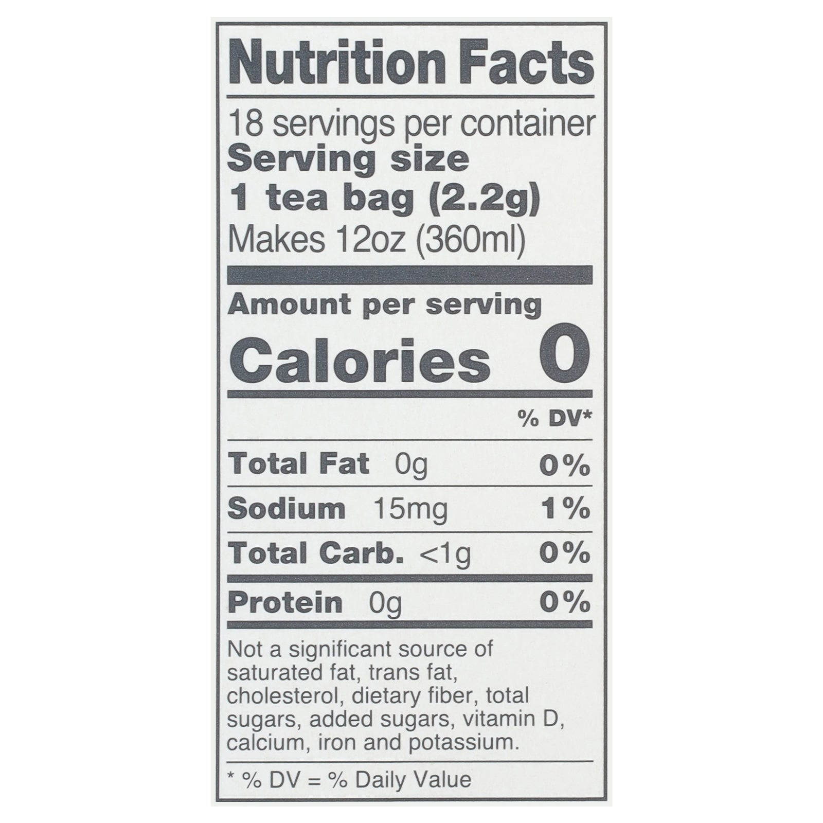 Good Earth Herbal and Black Tea - Sweet and Spicy - Case of 6 - 18 Count