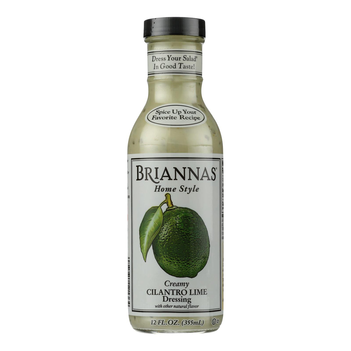 Brianna's - Salad Dressing - Creamy Cilantro Lime - Case of 6 - 12 oz.