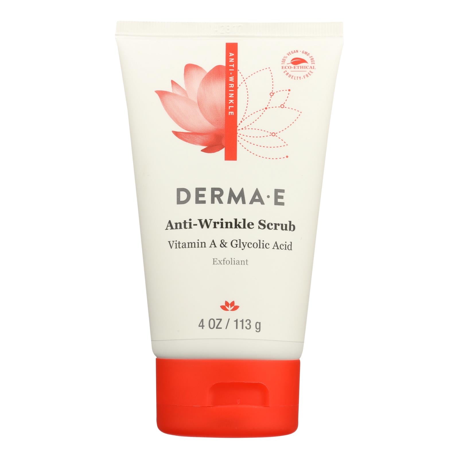 Derma E - Vitamin A Glycolic Facial Scrub - 4 oz.