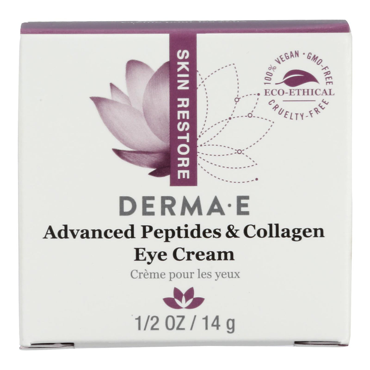 Derma E - Peptides Plus Wrinkle Reverse Eye Creme - 14 g - 0.5 oz.