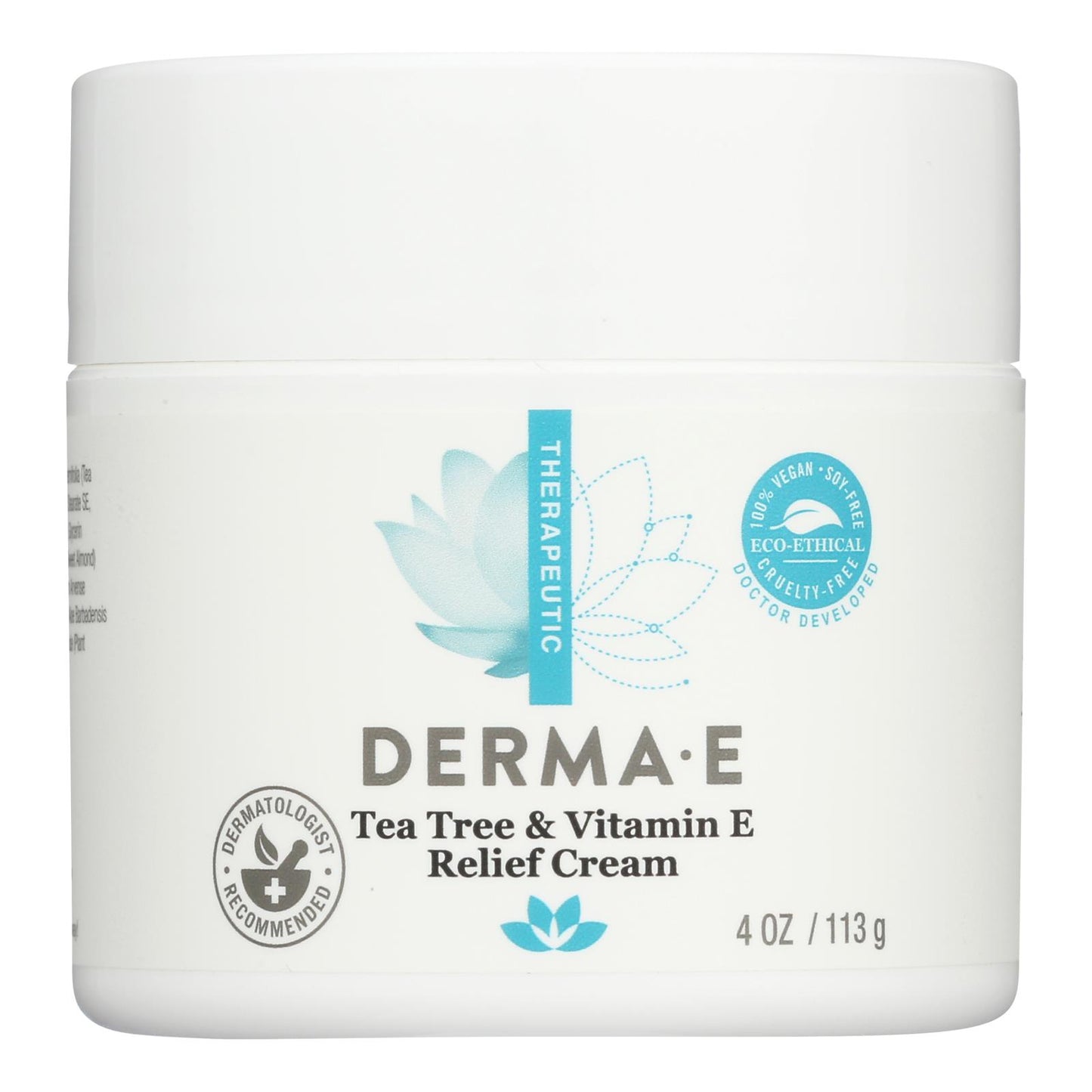 Derma E - Tea Tree and E Antiseptic Creme - 4 oz.