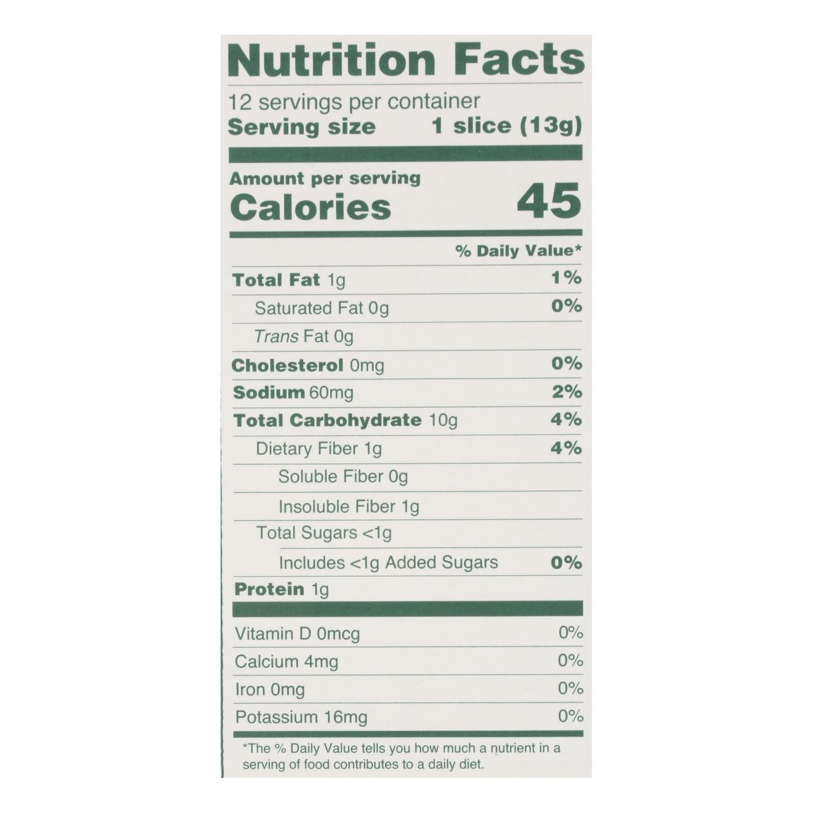 Wasa Gluten-Free Original Crispbread  - Case of 10 - 5.4 OZ